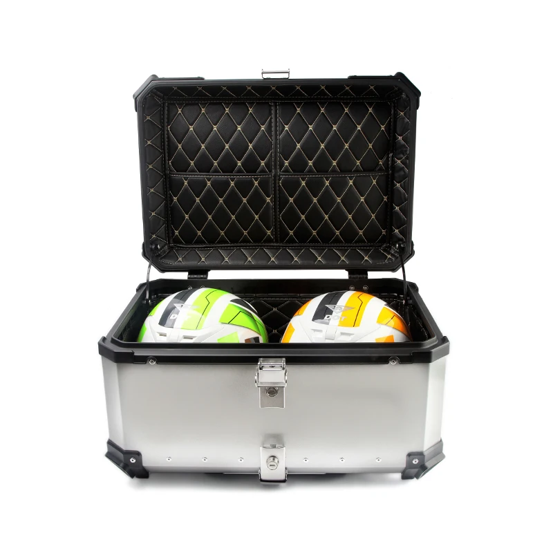 

Large Capacity 65L Motorcycle Accessories Tail Box Aluminum Alloy Tailgate Easy Install Top Case Motorcycle Luggage & Saddlebags