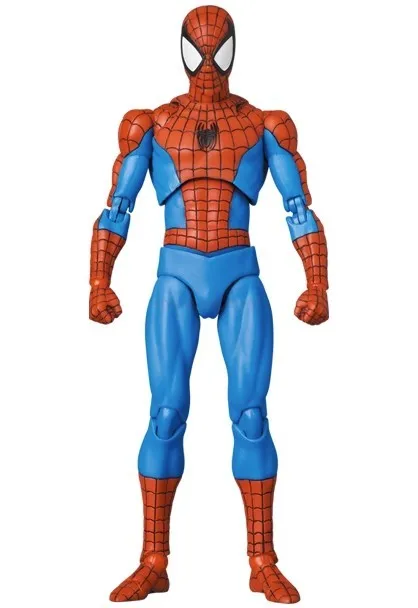 15cm Medicom Spider Man Anime Figure Mafex185 Mafex186 Scarlet Spiderman Figurine Pvc Statue Model Doll Room Decoration Toy Gift