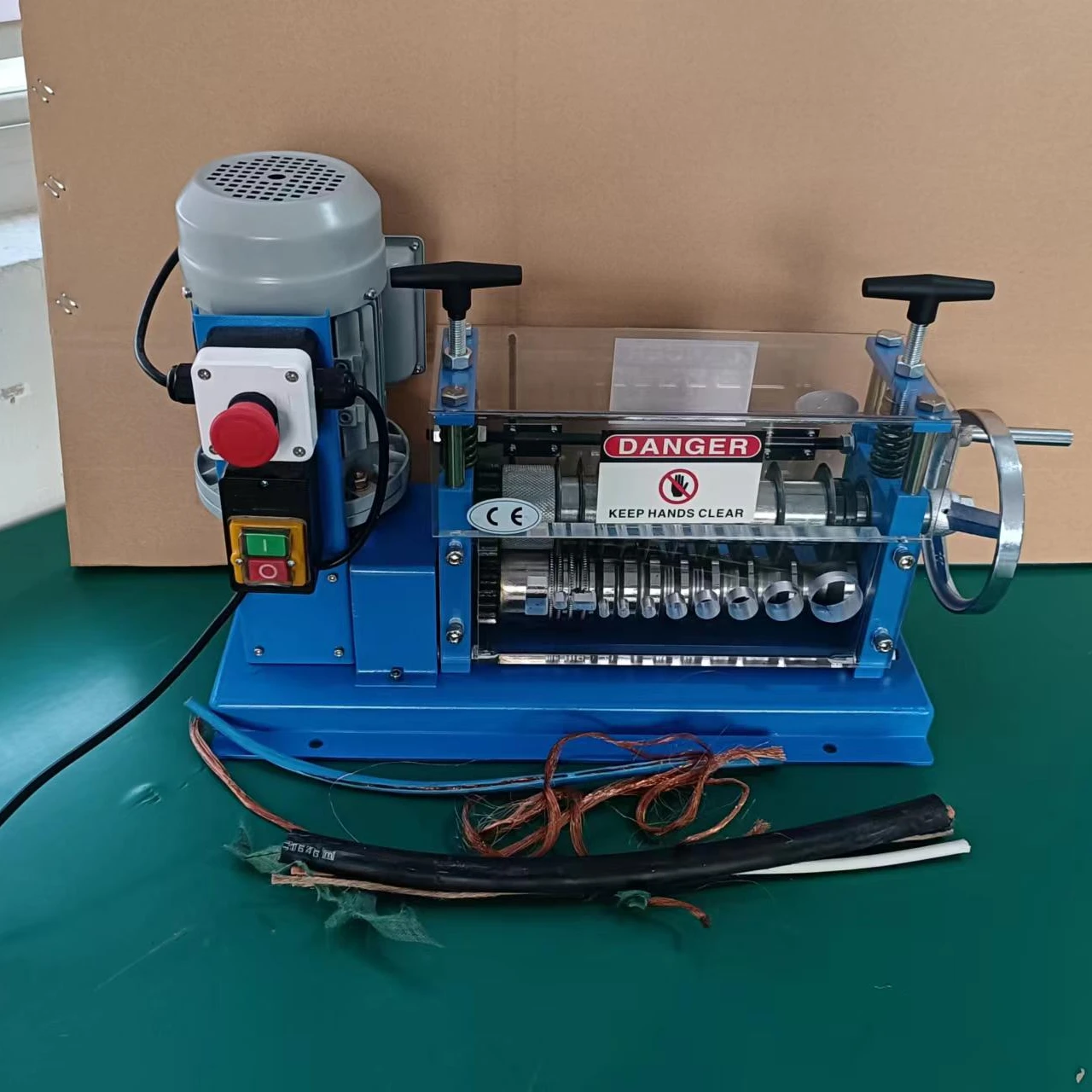 

waste wire copper peeling machinery/ waste wire cable peeling machine/ used cable peeling machine