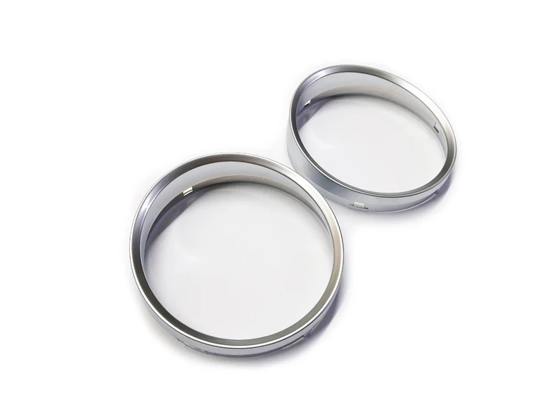 Chrome / Matt Silver Dashboard Dial Gauge Rings Bezel Trim For BMW E60 E61 Pre-LCI M5
