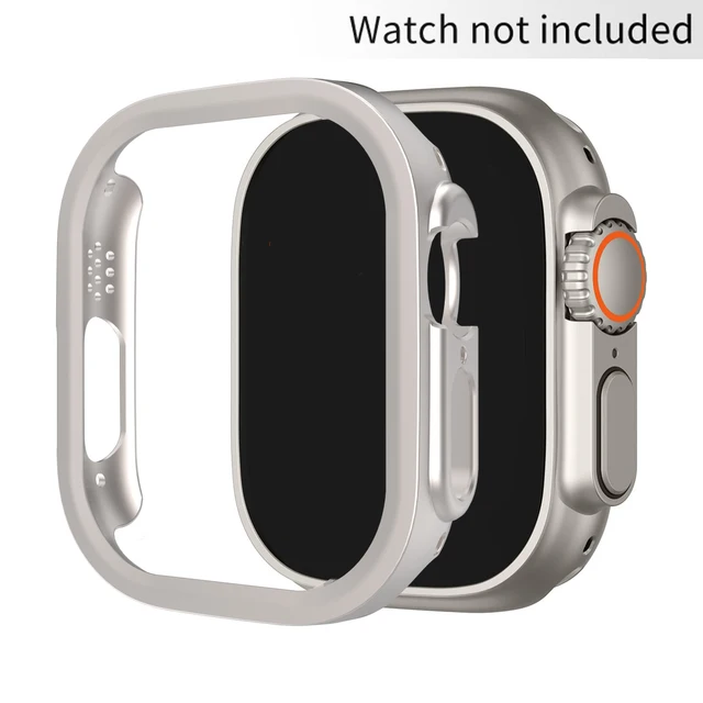 Matowe etui do Apple Watch Ultra 2 49 mm Twarde, odporne na wstrząsy etui z krawędzią i zderzakiem iWatch Series Ultra 49 mm Akcesoria