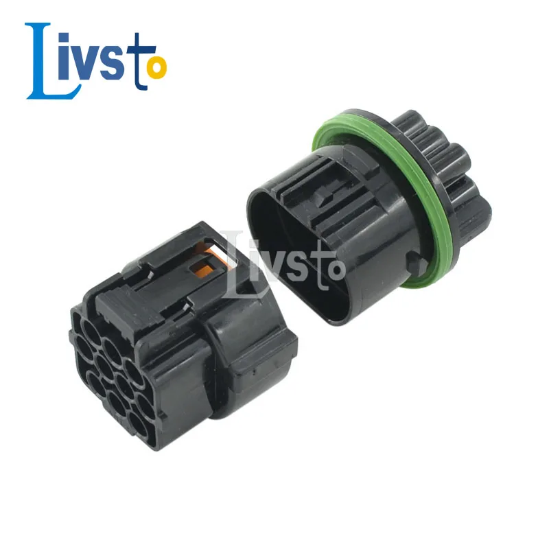 1 Set 10 Pin Auto Headlight Assembly Wire Plug Socket For HYUNDAI Verna KIA K1 K2 K3 K4 HP066-10021 GL221-10021