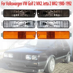 1 Paar Richtingaanwijzer Bumper Licht Misthoeklamp Aan De Voorzijde Met Harnas Voor Volkswargen Vw Golf 2 Mk2 Jetta 2 Mk2 1980-1992