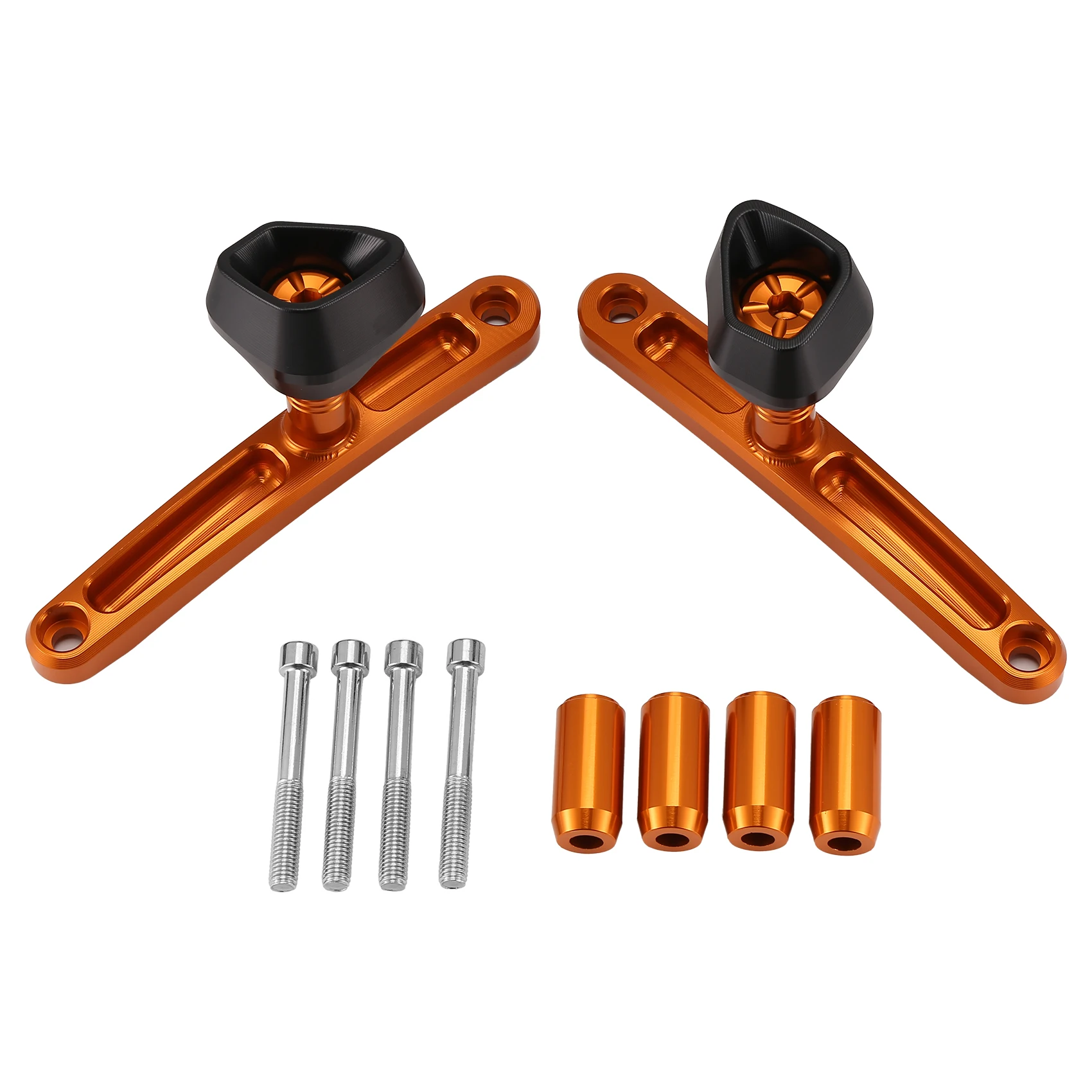 Motorcycle Accessories for 1390 SUPERDUKE R 2024 1290 SUPER DUKE R 2020-2023 Frame Crash Sliders Protection Pads Orange