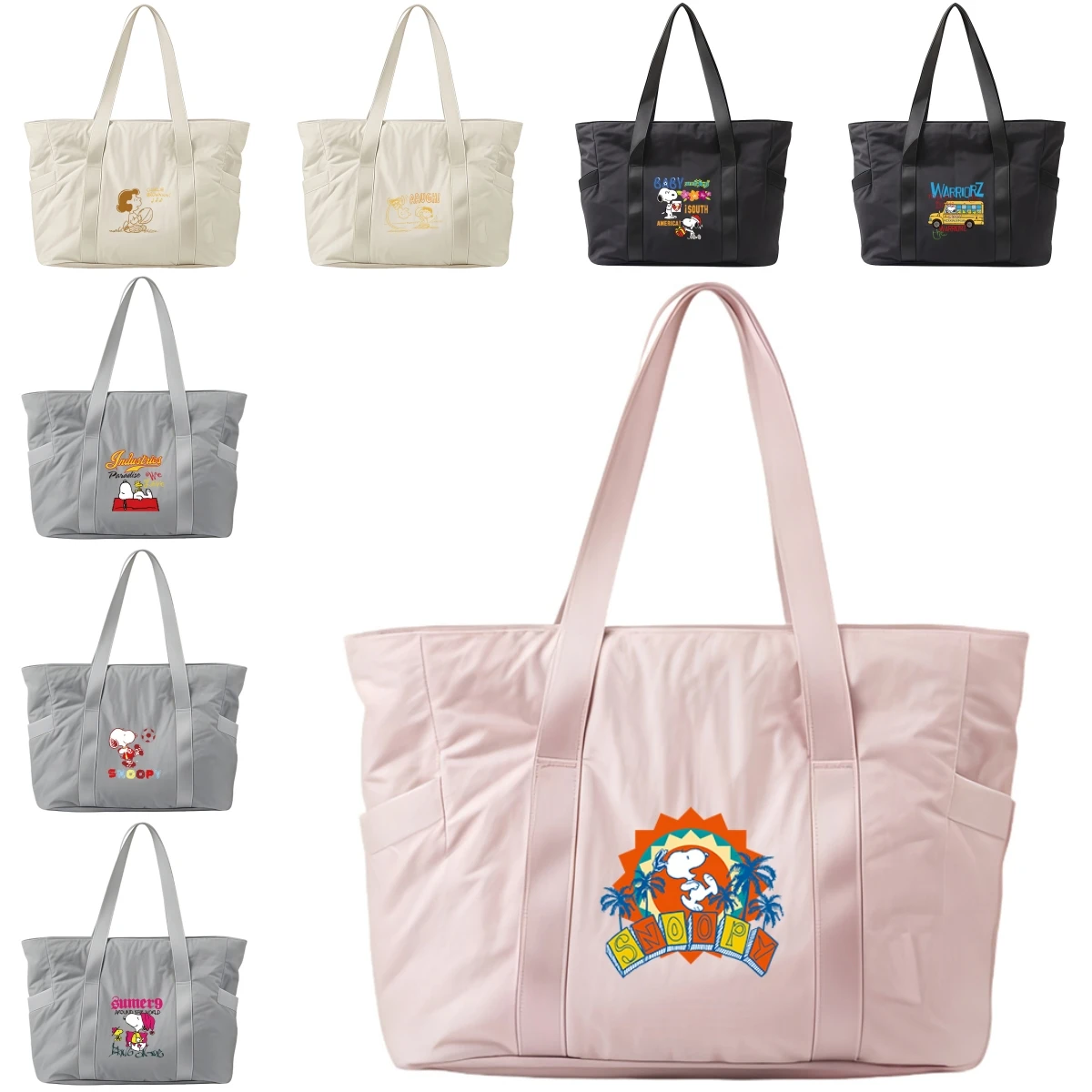 

New Snoopy Anime Sports Fitness Bag for Women Kawaii Outdoor Work Travel Laptop Storage Handbag Swimming Shoulder Pouch Gifts