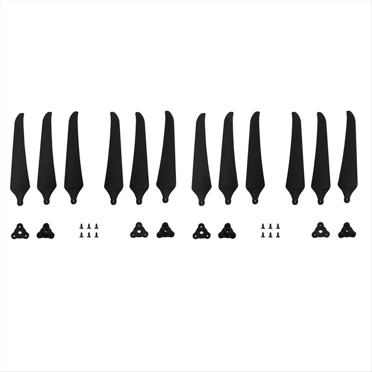 

10inch Propeller 3-Blade 2Pairs (2CW+2CCW) F1051 Glass Fiber Nylon for FPV Long Range Drones Propeller Parts 3-Blade-BCBW