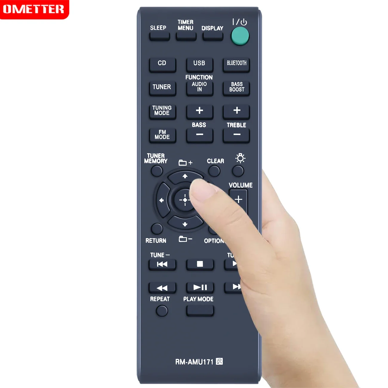 Mando a distancia para televisor inteligente, Control remoto para Sony RM-AMU171, CMT-SBT100, HCD-SBT100, CMT-SBT100B, color negro