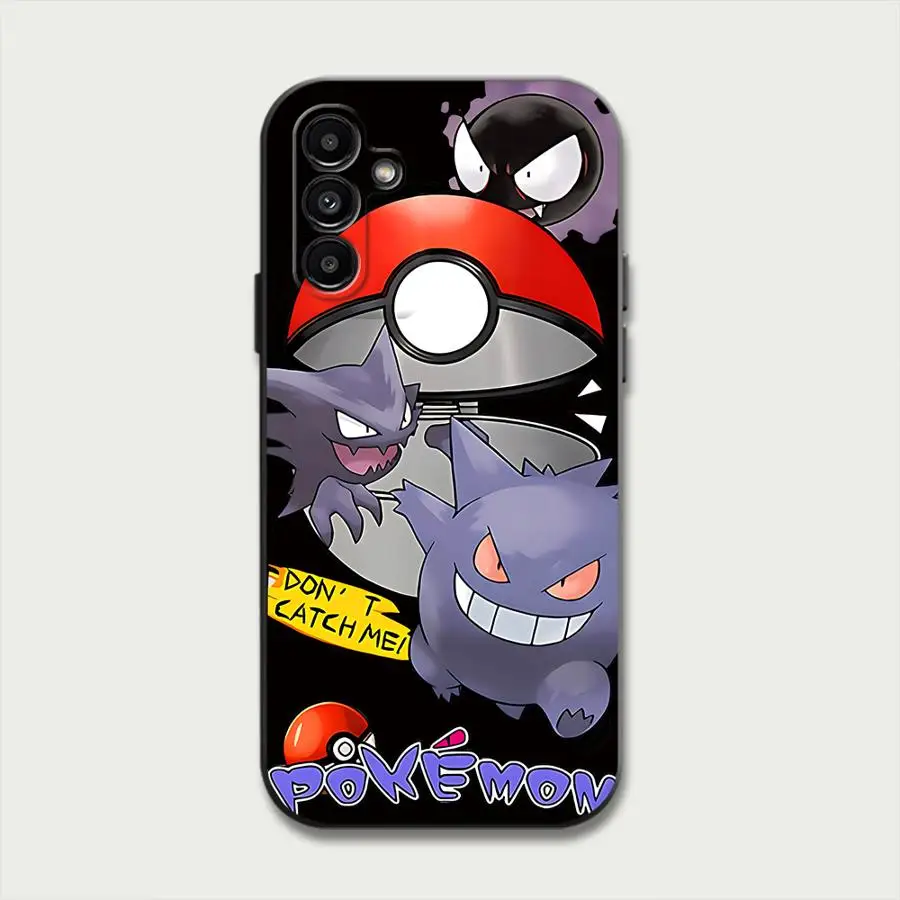 Phone Case for Motorola Moto Eage 30 Lite 20 40 Pro G9 Power G9 Play One Funsion Plus Pokemon Pikachu Black Soft Cover Capa