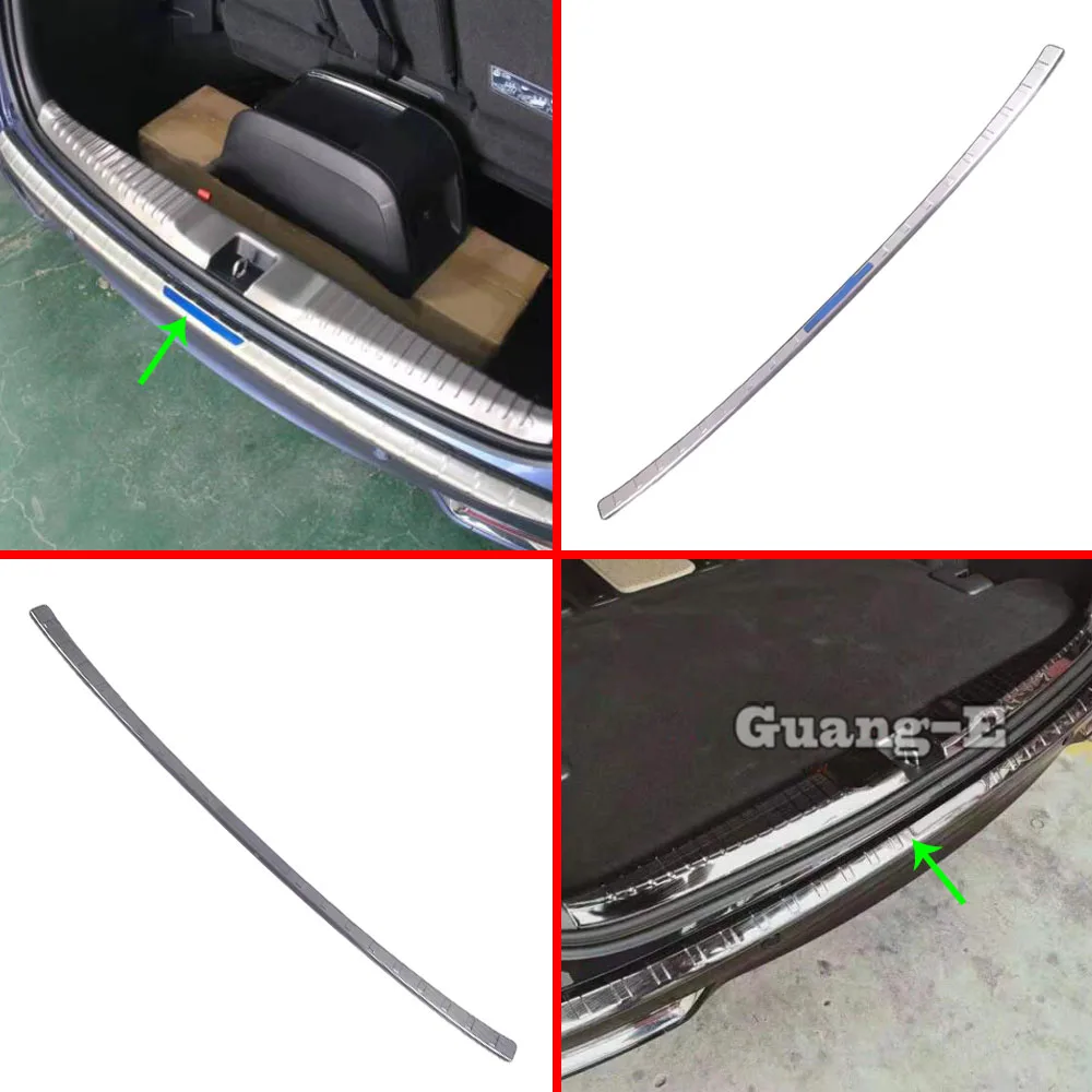 

Stainless Steel External Trunk Guard Covers Rear Bumper Trim Accessories Decoration Stickers For Honda Odyssey 2022 2023 2024