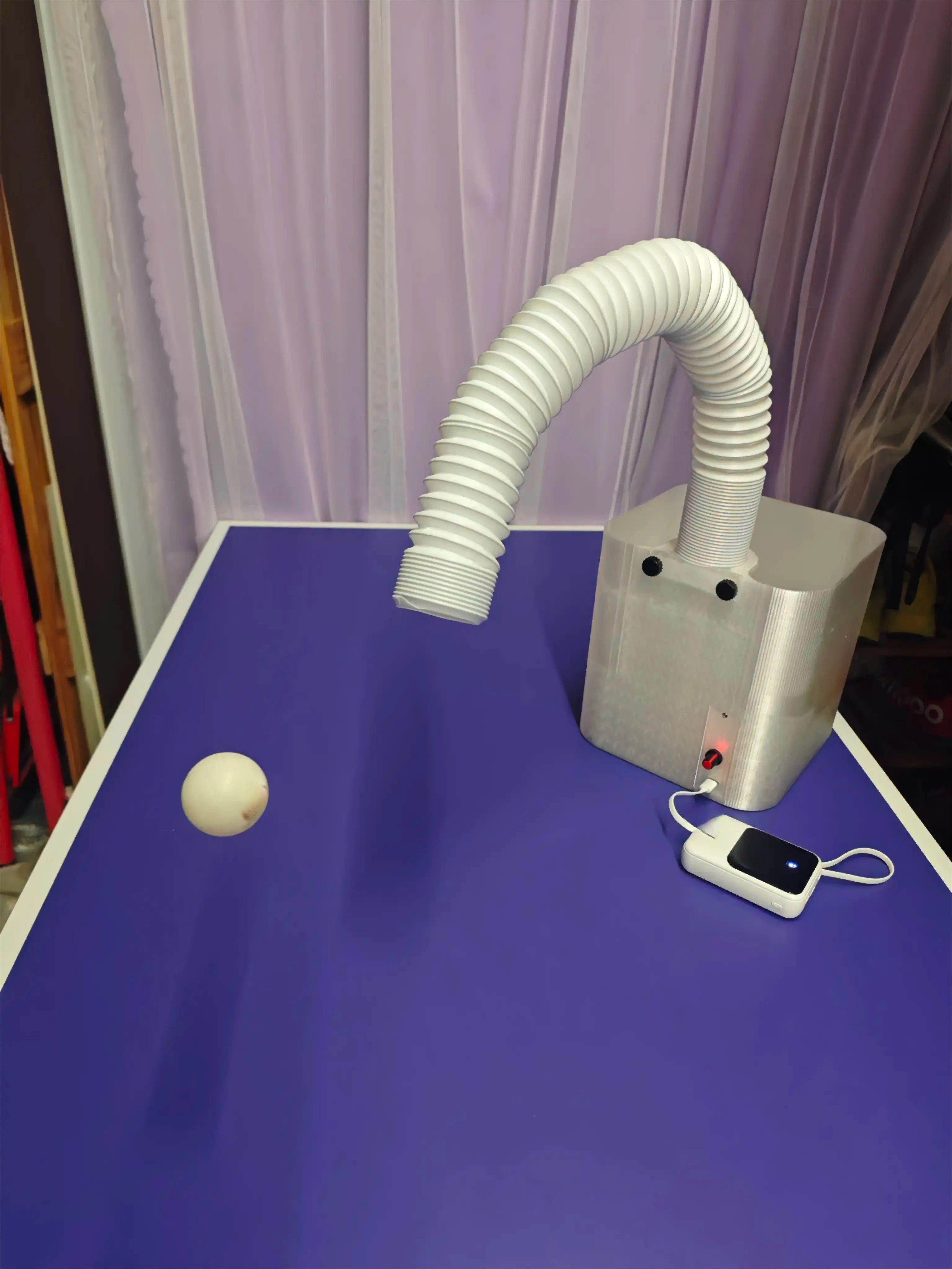 1pcs  Large Capacity Ping Pong Machine Portable Ball Trainer Professional Serve Machine Parts