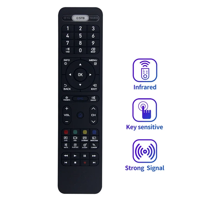 L62A Programmable Remote Handset For Formuler 02F9 Z8, Z Alpha, Z7+, ZX, Dreamlink T2 Prime And More