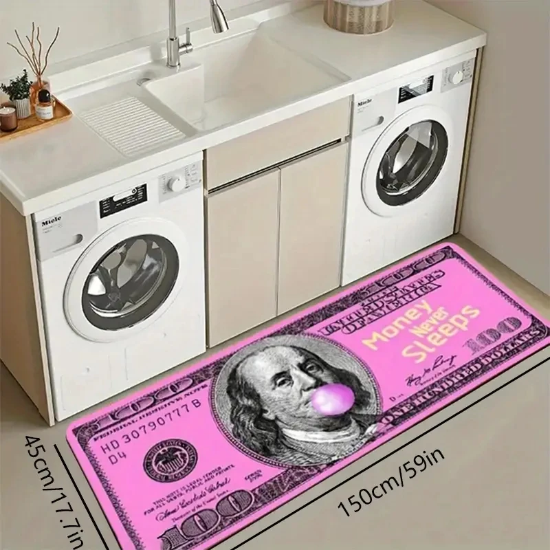 Add a Pop of Color to Your Home with this Creative Dollar Pattern FloorMat!,Bathroom decorations