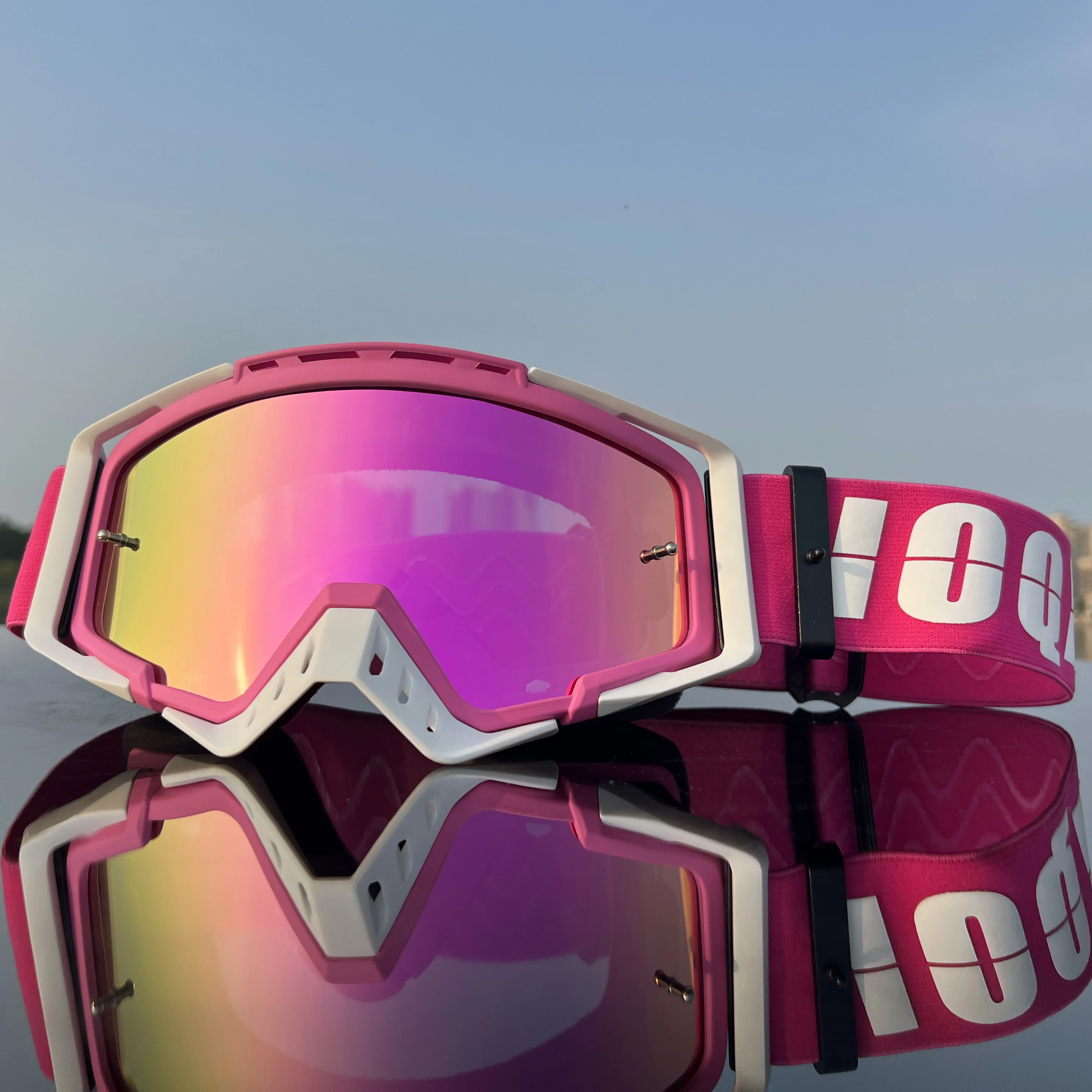 IOQX-Motocross Antiparras, MTB Motocicleta Óculos, Motocicletas Vidro, Dirt Bike Goggles, Enduro Corrida Óculos, Mais novo, 2022