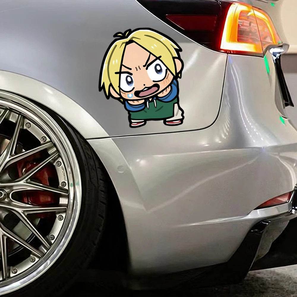 Sakamoto Days Asakura Shin Anime Cute Cartoon Decals Car Stickers For Windows Bumper Body Trunk Motorcycles Laptop Computer Case