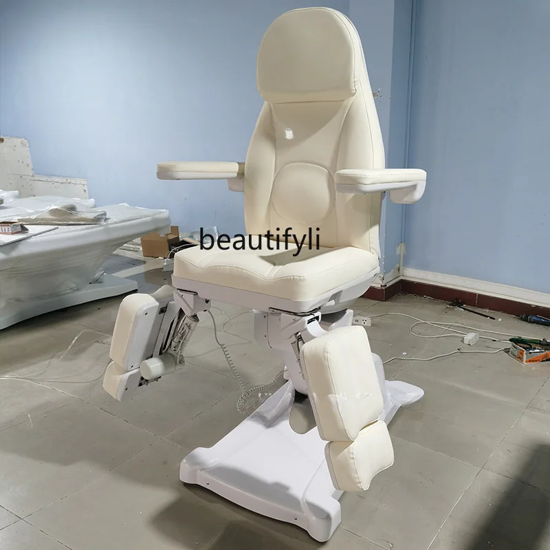 High-End Electric Beauty Bed Beauty Salon Split Leg Type Medical Beauty Injection Bed Massage Couch Medical Bed Rotatable