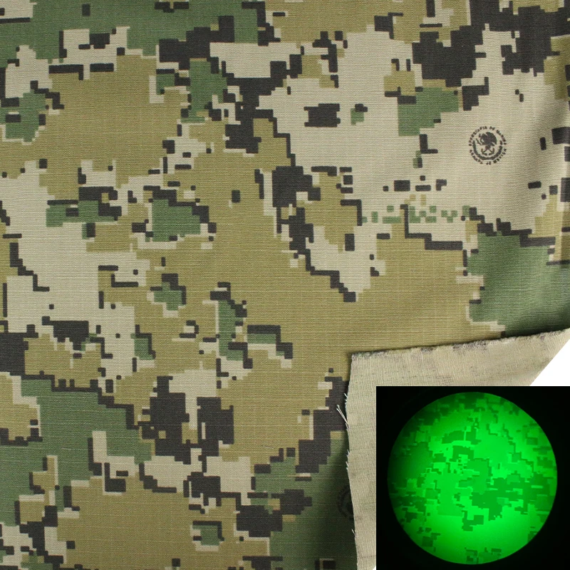 

Нейлоновый хлопок US4CES WOODLAND камуфляжная ткань мексиканская военная камуфляжная ткань Rip Stop тактическая униформа шляпа DIY