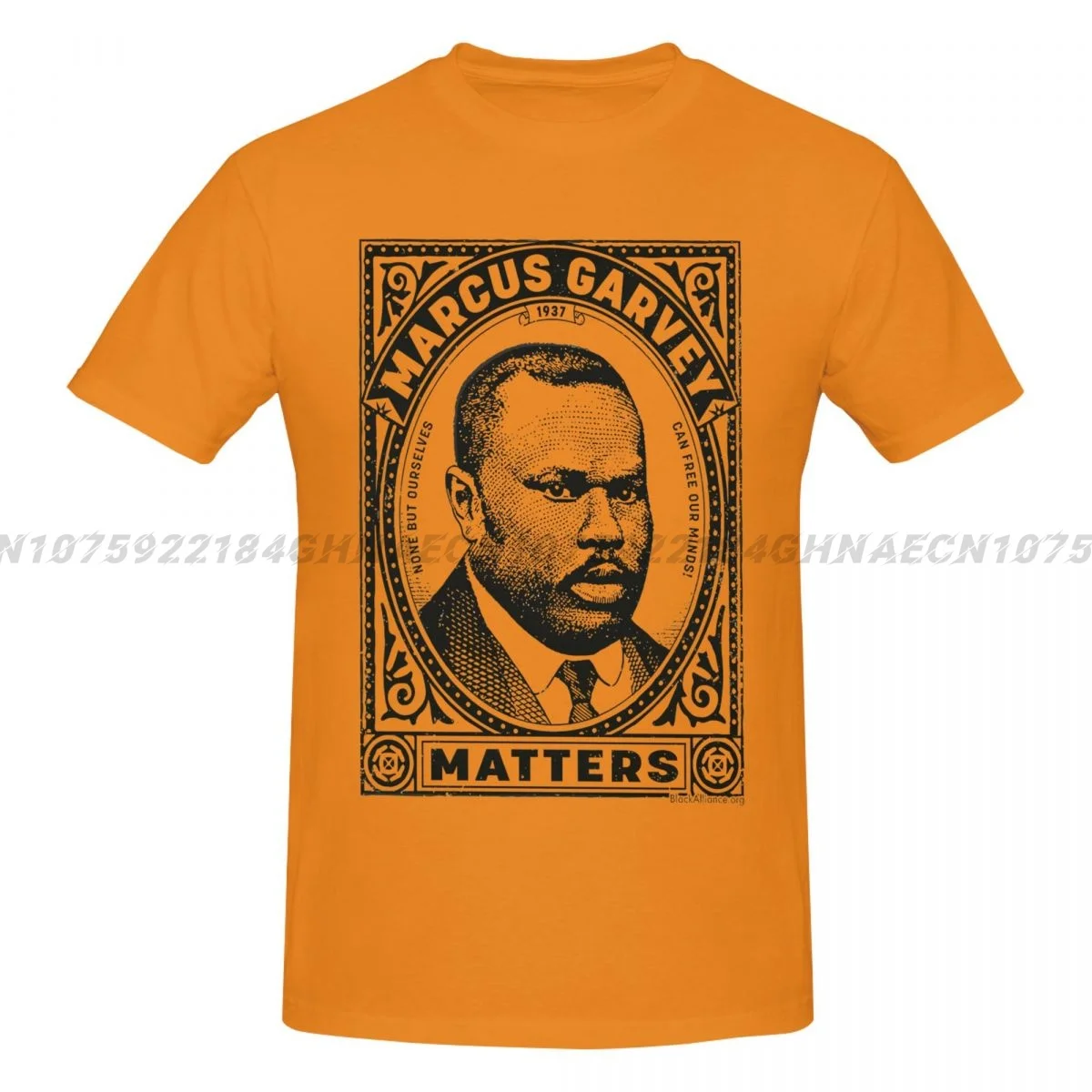 

T Shirt Matters Marcus Garvey Men's Oversize T-shirt Fashion Casual Short Sleeve T-shirt Vintage Cotton T-shirts