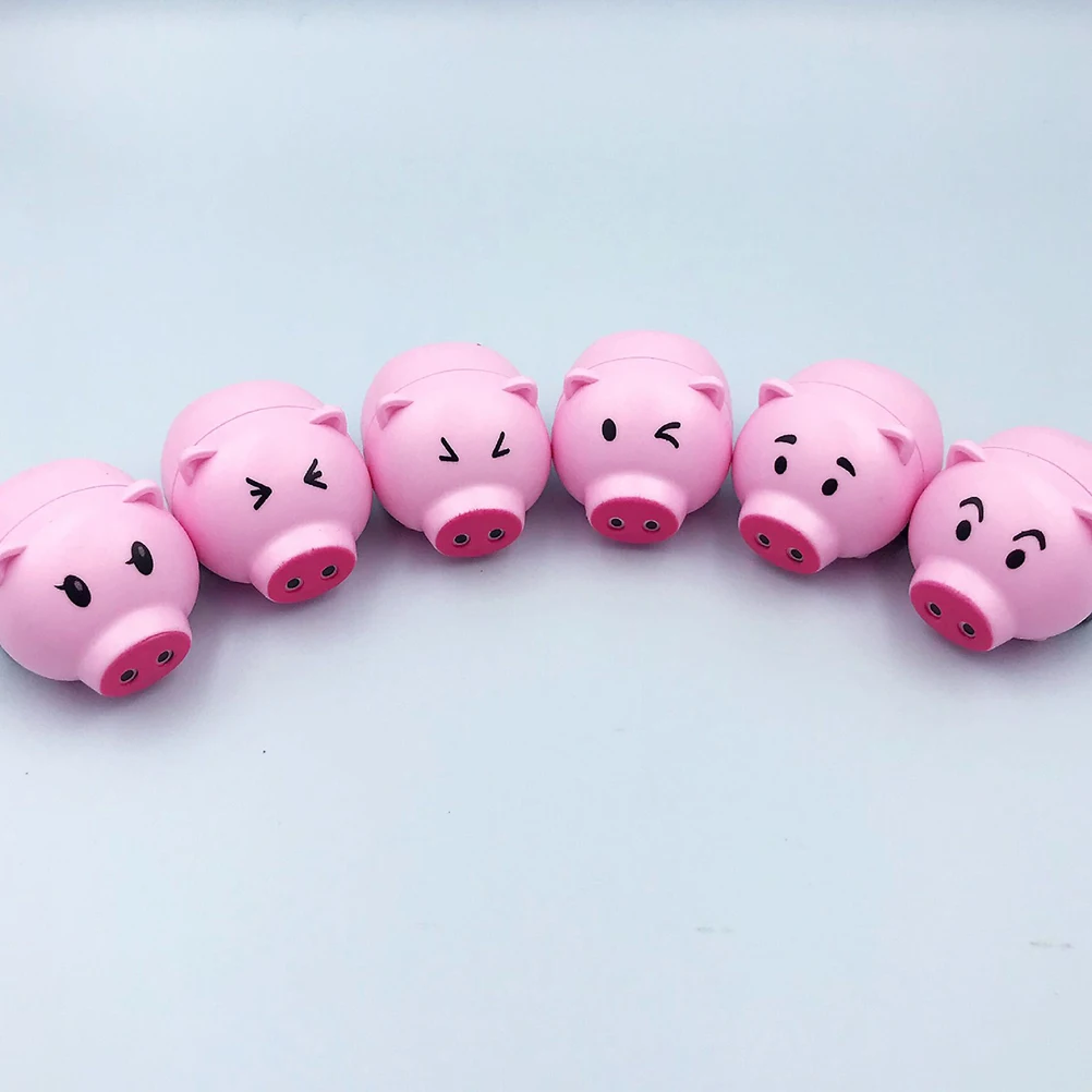 18 قطعة سيارة خنزير صغيرة التراجع الجمود سيارة للأطفال حفلة تفضل الأطفال اللعب هدية الكرتون تصميم دائم غير Rc