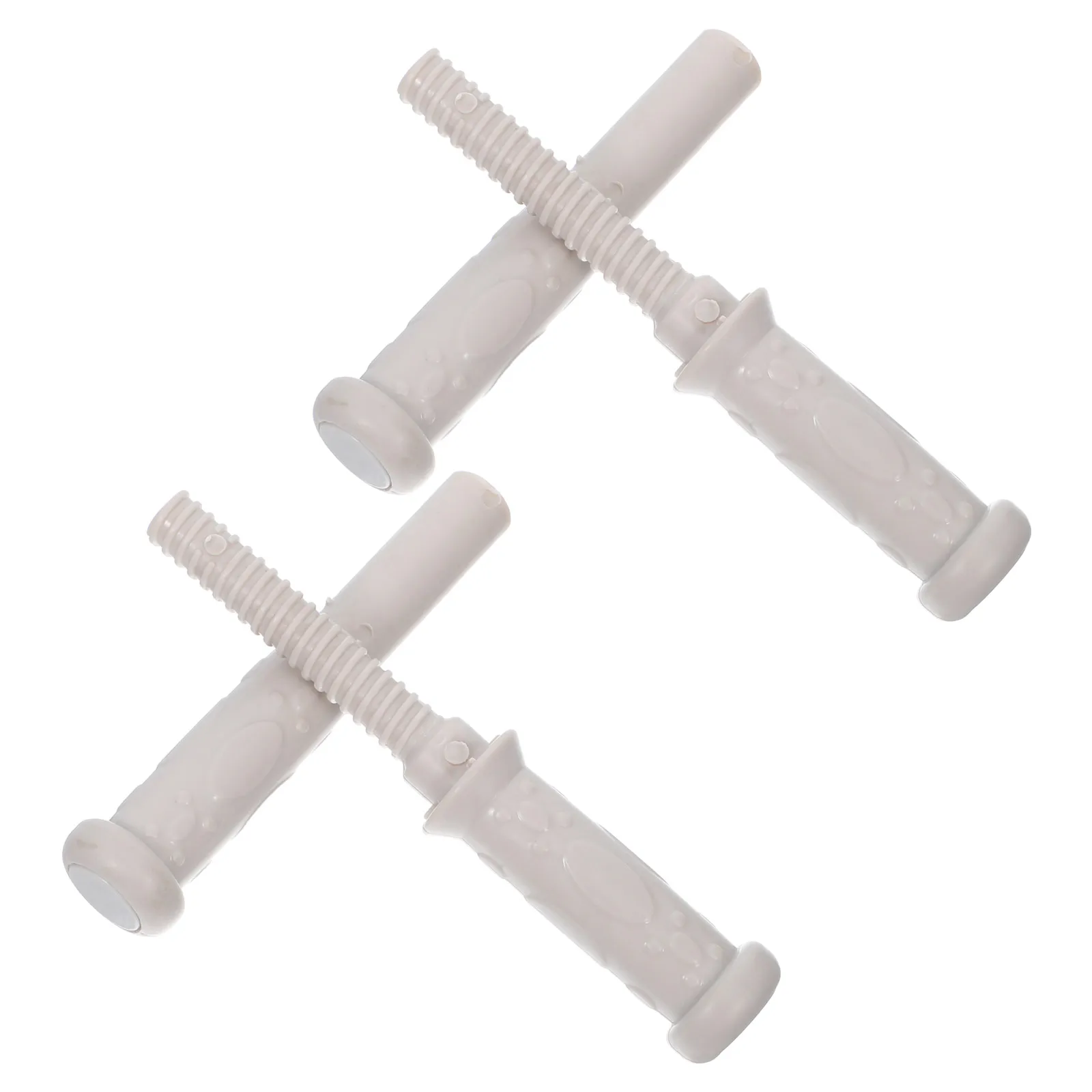 

2Set Children Rocking Horse Universal Threaded Plastic Handles Replacement Grips Secure Fit Comfortable Grip for Toddler Riding