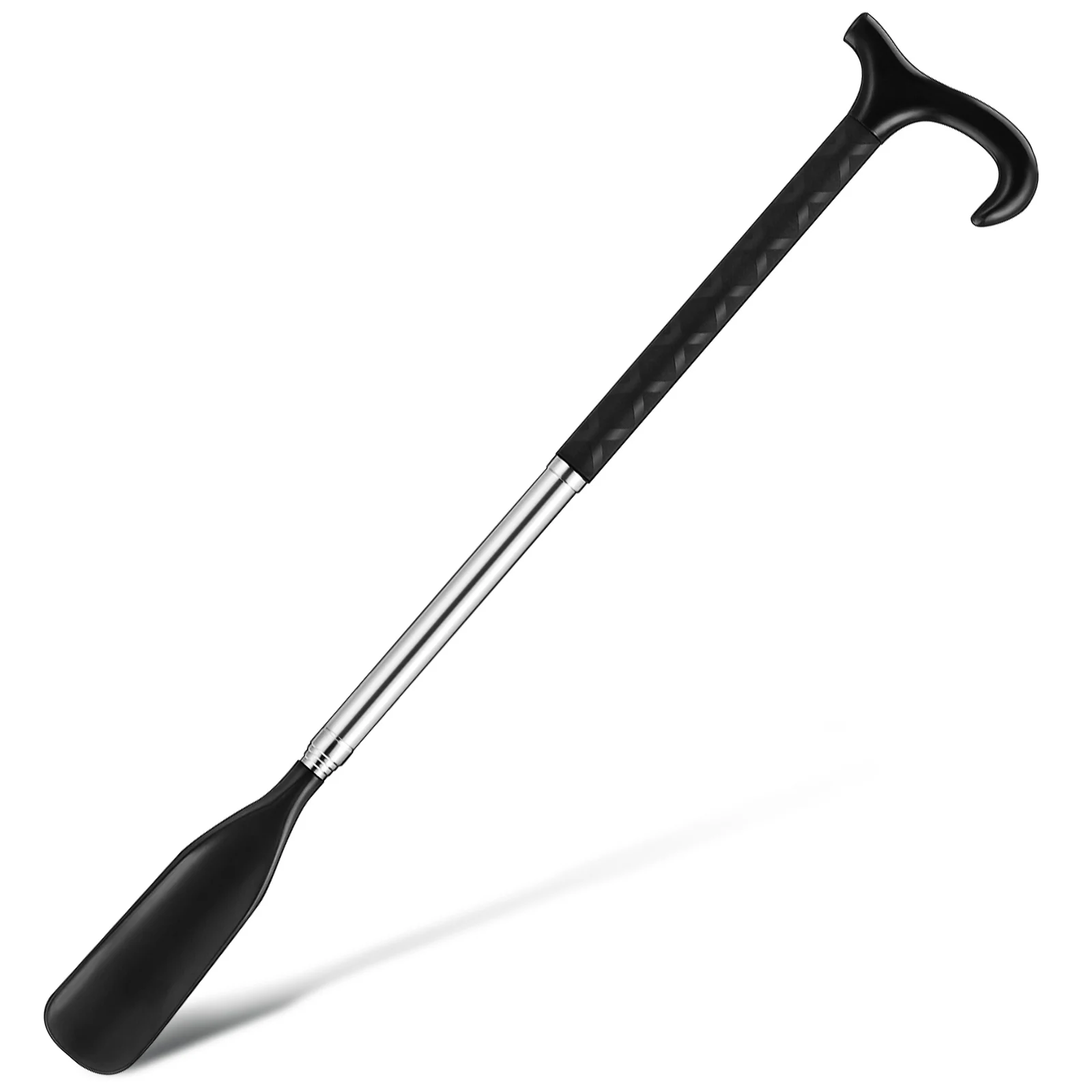 

Shoehorn Ergonomic for Women Long Handle Boots Retractable Abs Material Shoehorns Pregnant Woman