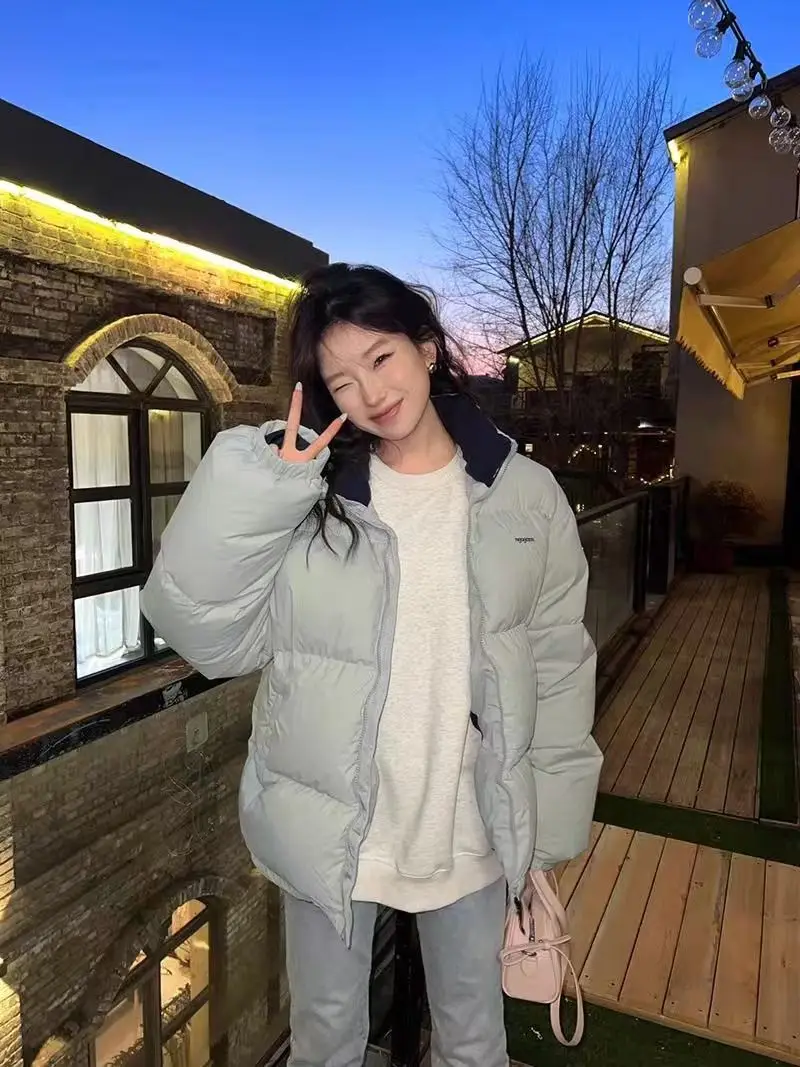 

Женская стеганая куртка-парка с водонепроницаемой подкладкой, на молнии, с воротником, в стиле милитари, для города