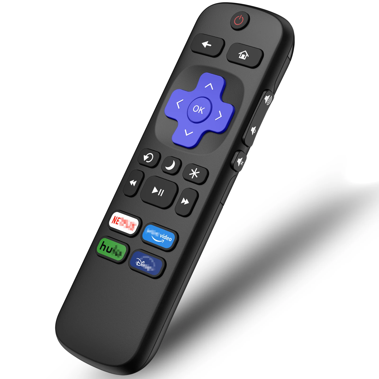 Controle Remoto Substituto para TV TCL Roku/Onn Roku/JVC Roku/RCA Sanyo Sharp Philips Insignia Hisense Element Roku (Não Inclui Bateria)