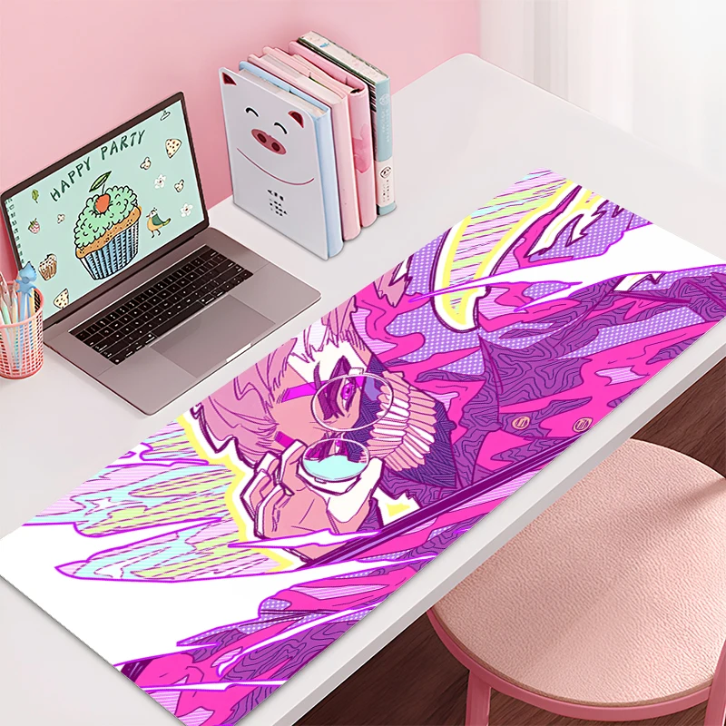 Mouse Pad Large DAN DA DAN Computer Office Game Mats Rubber Anti-slip Gaming Keyboard coaster Long Desk Pads HD Anime Mousepad