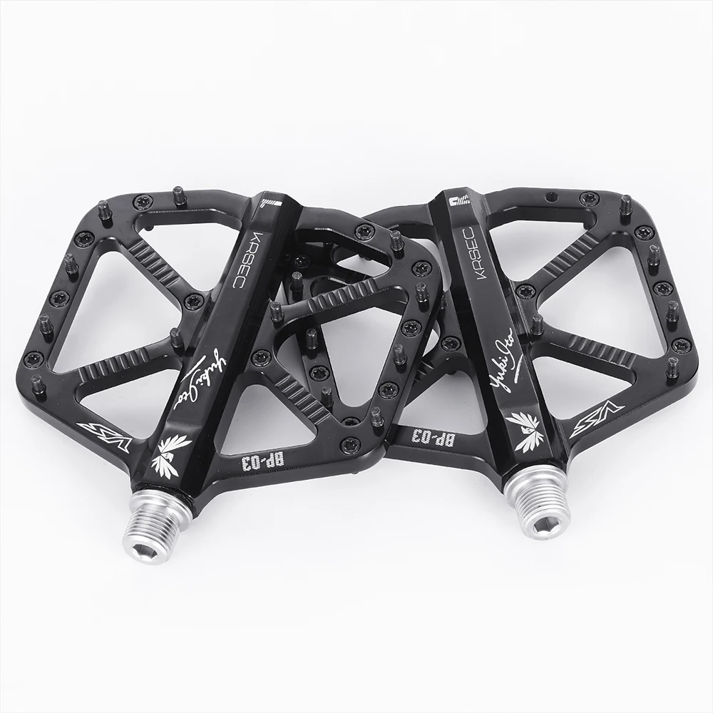 KRSEC CNC 3-Lager Fahrradpedale Ultraleichte BMX MTB Rennradpedale Rutschfeste Aluminiumlegierung Mountainbike-Teile – Detail 11