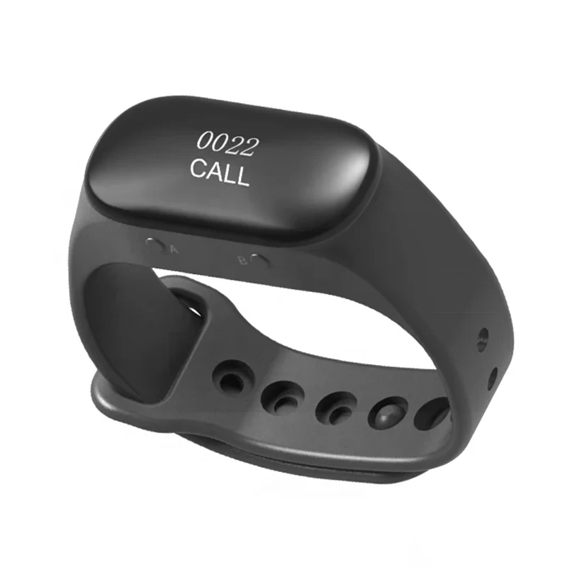 Buscapersonas para restaurante, pulsera impermeable a prueba de roturas para camarero, reloj, buscapersonas, sistema de llamadas inalámbrico para plantas, Hospital, Bar y cafetería