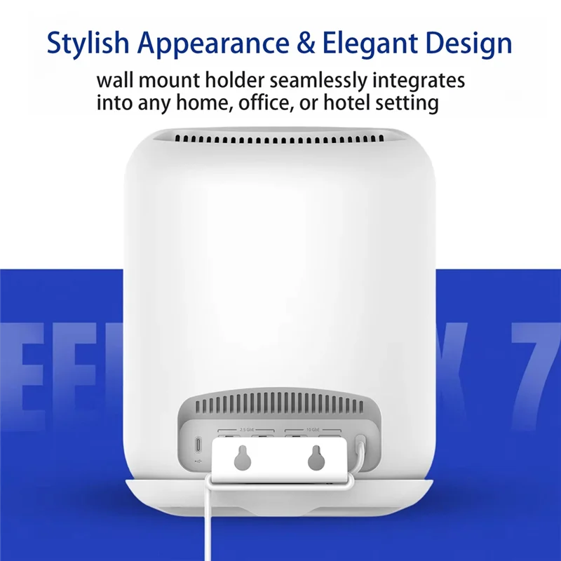 M16K-Router Wall Bracket For EERO Max 7 Aluminum Alloy Wall Mount Sturdy & Durable Space Saving Wall Mount Holder