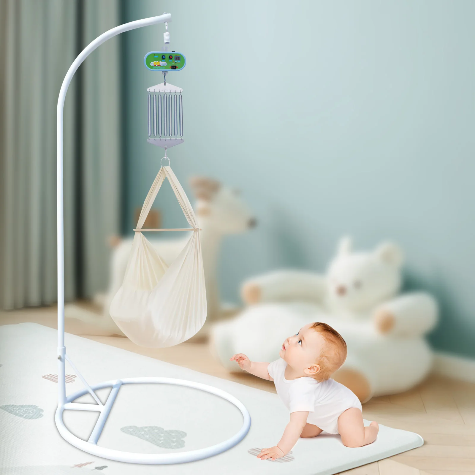 Electric Baby Cradle Controller 12W Hanging Electric Baby Swinger Baby Hammock Swing Spring Controller Adjustable Timer