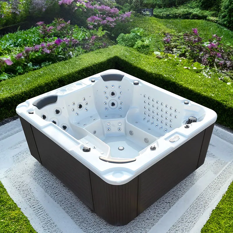 2025 BG8832 Hot Sale Large Outdoor Spa Pool Bathtub For Villa Hotel Balboa Constant Temperature Adult Surf Massage Features