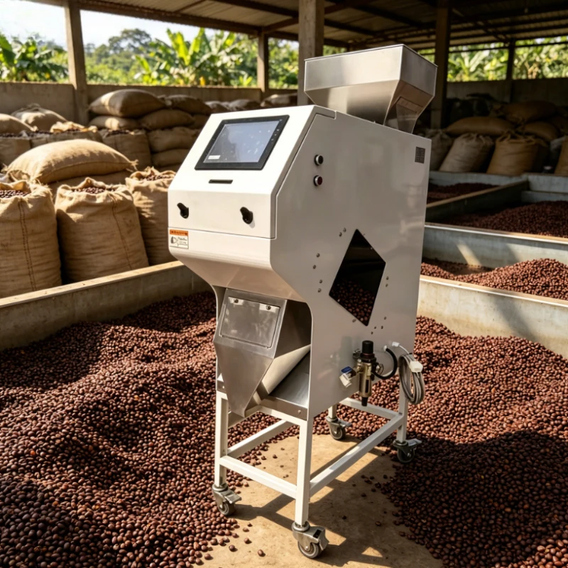 Customized CCD Color Sorter Machine 500-600kg/h High Efficiency Sorting Equipment for Chickpea, Metal and Coffee Beans