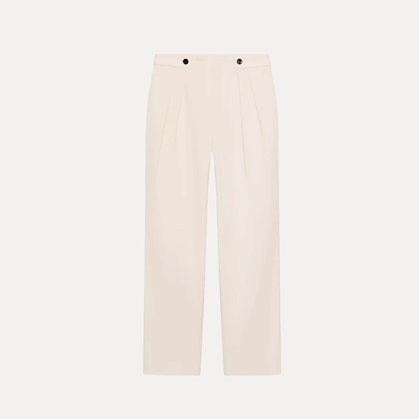 Autumn 2025 Women's Faion Personali Waist Button Cuffed Pants Casual Slim Fit l Waist Other Material Ladies Trousers