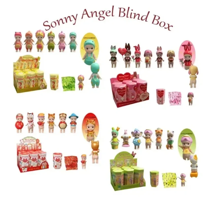 Sonny Angel Figure Hippers Animal Easter Series Anime Figures Ornaments Dolls Christmas Gift Desktop Ornament Birthday Blind Box