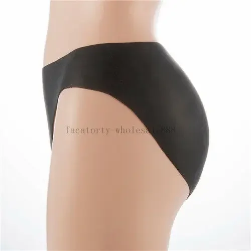 Silicone Padded Buttock Full Enhancer Body Shaper Sexy Panty Black Women