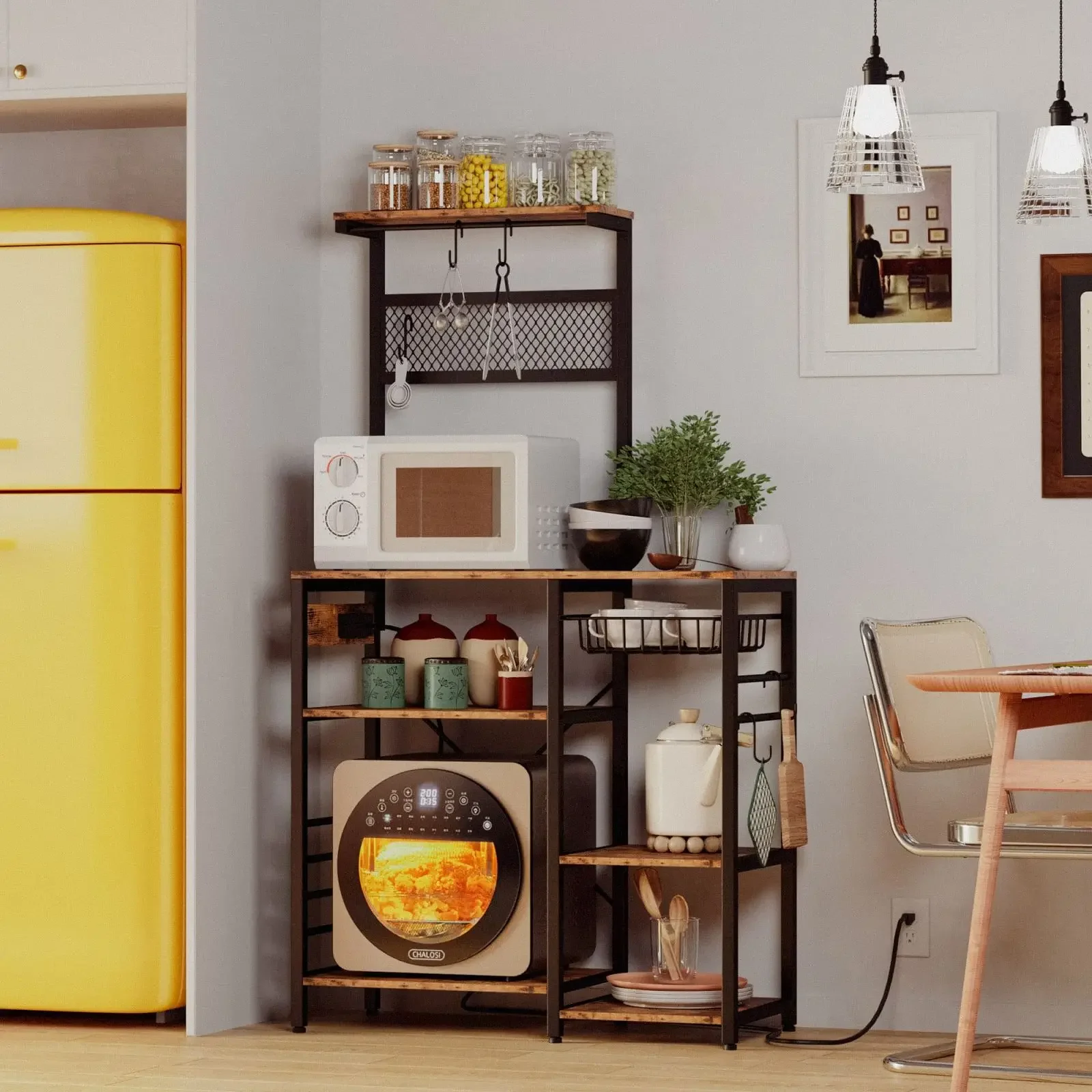 

-Multipurpose Furniture Kitchen Food Storage Rack