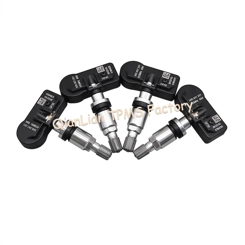 1/4 قطعة 30D907251 TPMS مستشعر ضغط الإطارات اكسسوارات السيارات لفولكس واجن ID.4X CC ID.3 Magotan Talagon Tavendor Viloran Sagitar