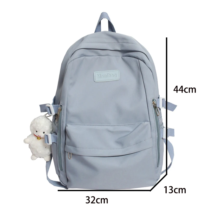 Casual Waterproof Nylon Women Bags School Backpack for Teenagers Girls Travel  Backbag Mochilas Female Small Bookbag Kawaii Bag