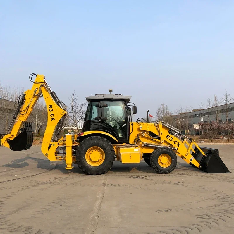 Backhoe Loader Tractor New Backhoe Excavator Jcb Mini Backhoe Loader 4x4 Wheel/Backhoe Loader