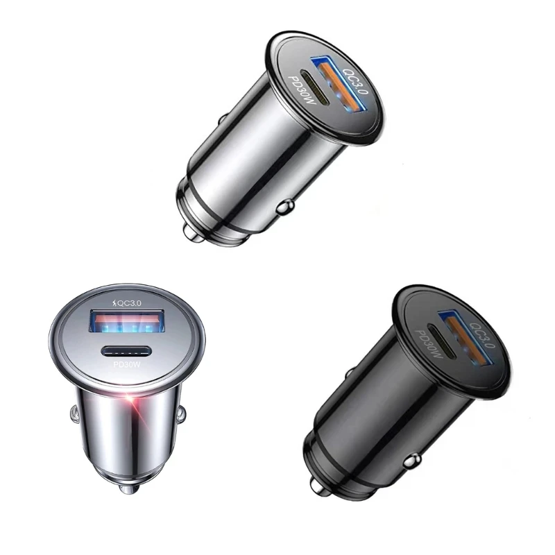 

Car Phone Cigarette USB C Car Charging Adapter 48W Fast Charging Port for 15 14 13 S23 Phone Tablet