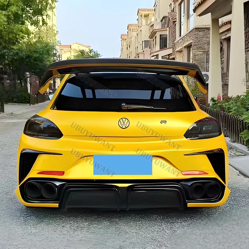 Für Volkswagen Scirocco 2010 + Heckspoiler Deck Deckel Racing Trunk Lip Tail Wing Add-on Außen Ersatzteile