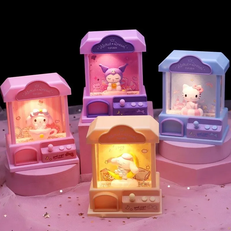 

MINISO SANRIO Hello Kitty Kuromi My Melody Cinnamoroll мультфильм рождественские подарки музыкальная шкатулка продвинутая новая тенденция настольные украшения