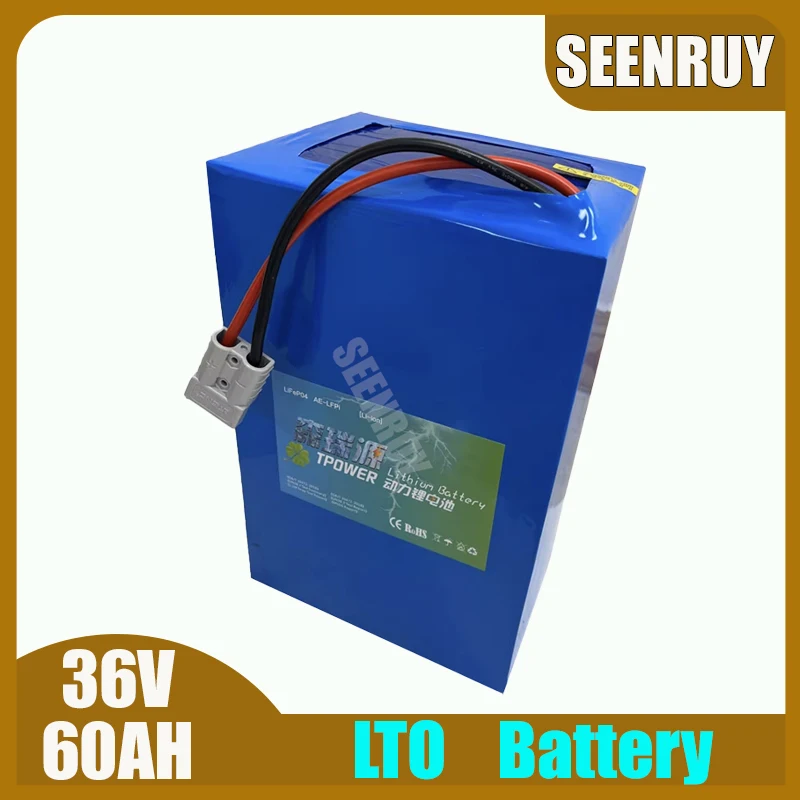 LTO Battery 36V 60AH with BMS 50A 80A 100A 170A For RV UPS Power Portable Power Station Energy Storage System