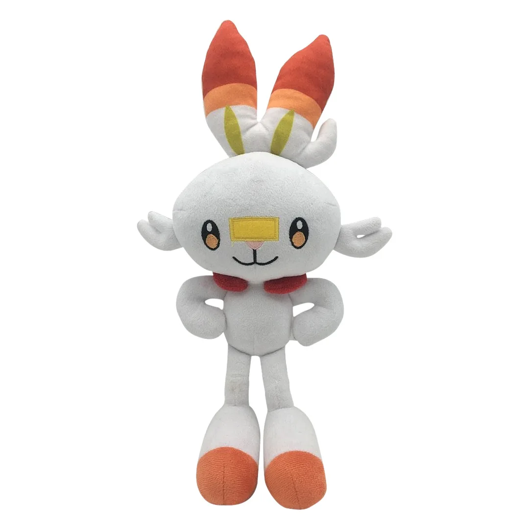 Pokemon sobble scorbunny grookey dos desenhos animados elfo figura de pelúcia macio coleção brinquedos para crianças presente natal peluche