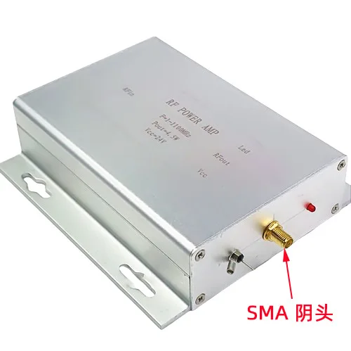 1-1100MHz 1.1GHz 4.5W 24V Placa de módulo amplificador de potencia RF de microondas