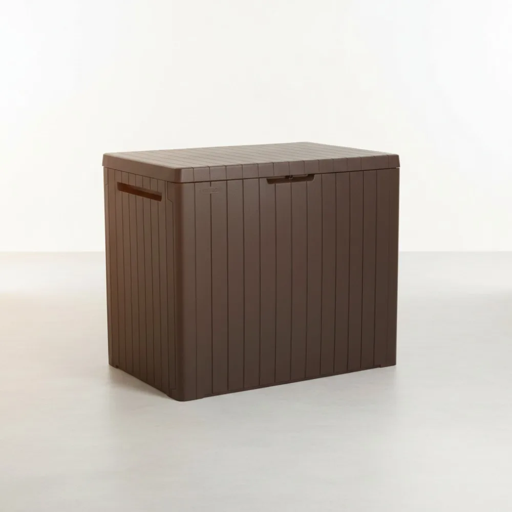 

Outdoor Plastic Storage Box Garden Furniture 113L Weatherproof Organizer for Balcony Patio