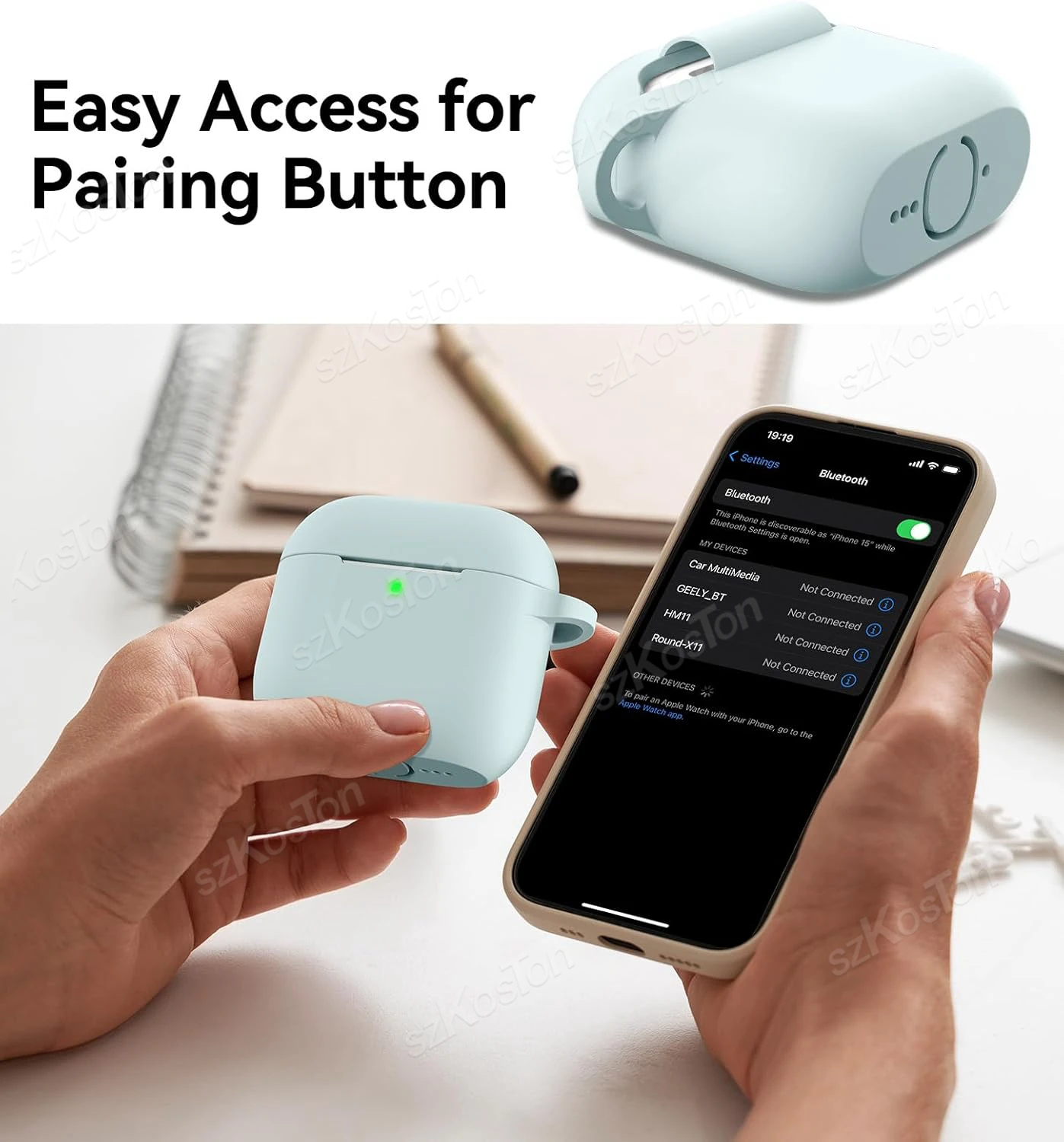 สําหรับ 2024 Apple AirPods 4 ฝาครอบป้องกันพร้อมเชือกเส้นเล็กซิลิโคนอ่อนสําหรับ AirPod 4th Generation กรณีกันกระแทก DROP