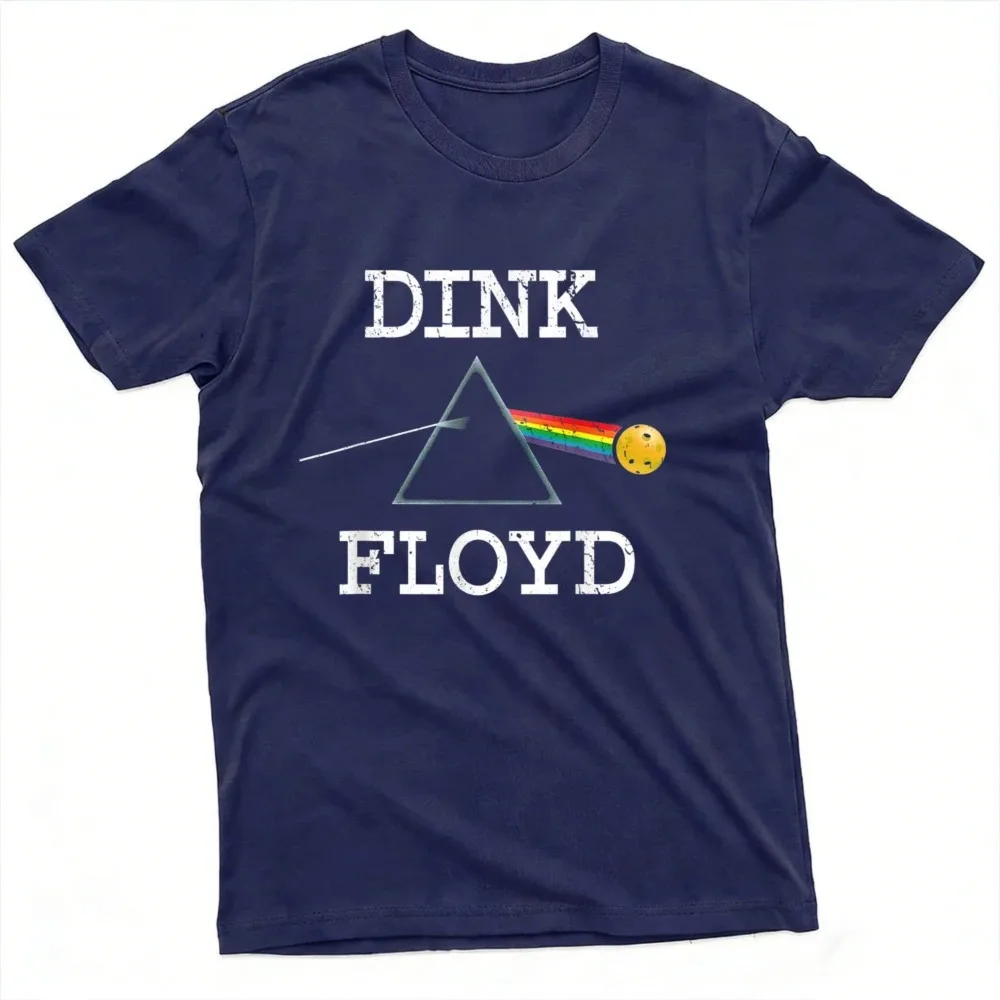 Dink Floyd Prism Rainbow Billiard Ball Summer Men T-Shirt Rock Music Band Inspired Casual Round Neck Clothes Graphic Tops