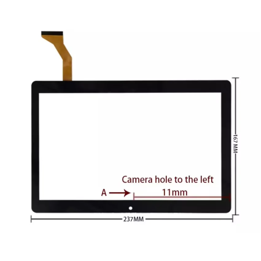 White New For zonmai Touch screen DH-1096A4-FP308 RX14 TX26 Touch panel Digitizer Glass Sensor replacement